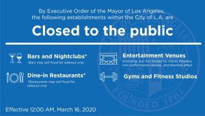closures Los Angeles