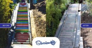 Colorful Silver Lake Stairway